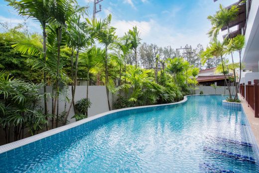 Уютные апартаменты Grand Pool Access со стильным дизайном и видом на сад, 2 спальни, Банг Тао